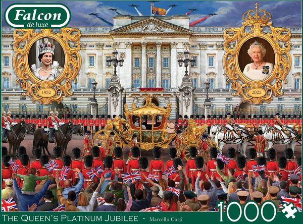 Jumbo Spiele - The Queens Platinum Jubilee , 1000 Teile