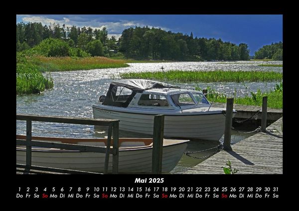 Produktbild: Boote 2025 Fotokalender DIN A3
