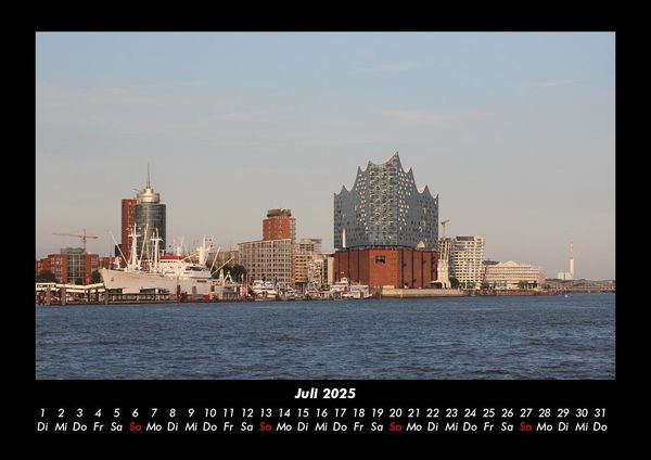 Produktbild: Hamburg 2025 Fotokalender DIN A3