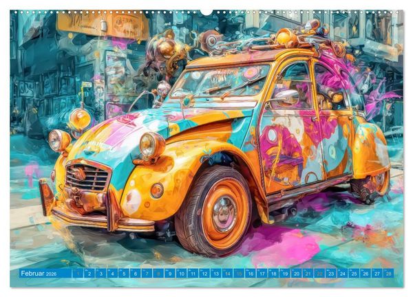 Produktbild: Bunte Stadt - Einzigartige Bewohner (Wandkalender 2026 DIN A2 quer), CALVENDO Monatskalender