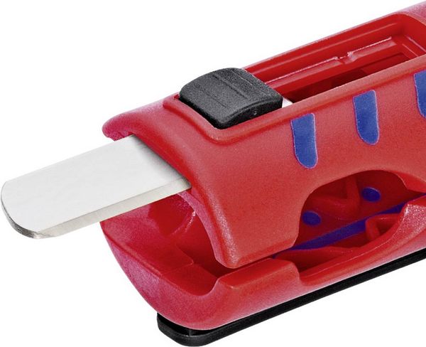 Produktbild: Knipex 16 85 125 SB Kabelentmanteler Geeignet f&uuml;r Rundkabel, Feuchtraumkabel 8 bis 13 mm 0.2 bis 4.0 mm&sup2;