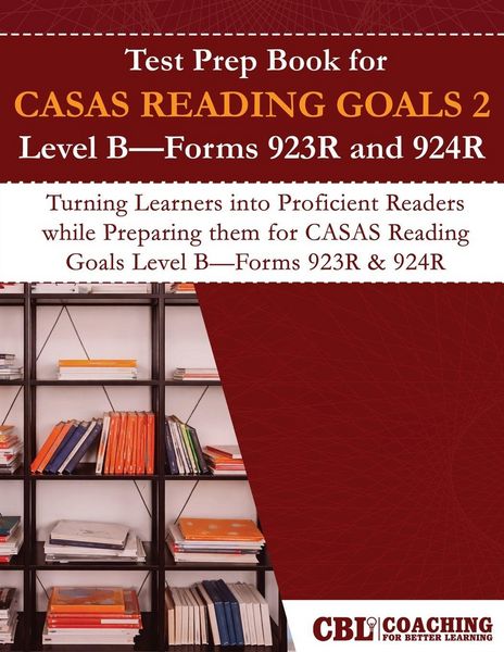 Produktbild: Test Prep Book for CASAS READING GOALS 2 Level B-Forms 923R and 924R