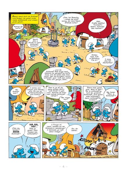 De Schlimpf af Bairisch: Da Roudschlumpf und s'Schlumpfkappal