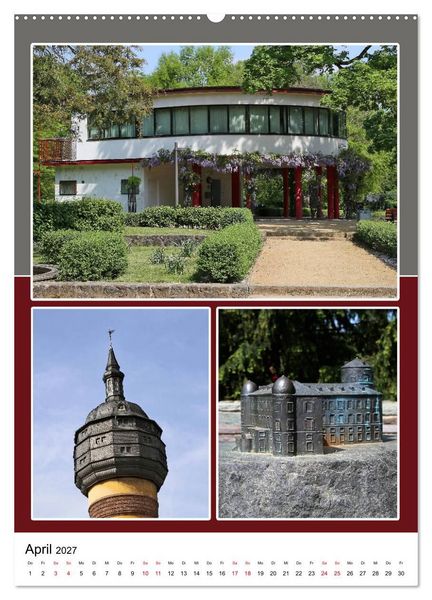 Produktbild: Frankfurt am Main und die sch&ouml;nsten Stadtteilen (Wandkalender 2027 DIN A2 hoch), CALVENDO Monatskalender