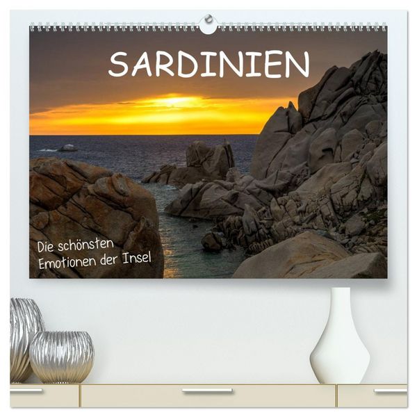 Produktbild: Sardinien - die sch&ouml;nsten Emotionen der Insel (hochwertiger Premium Wandkalender 2026 DIN A2 quer), Kunstdruck in Hochglanz