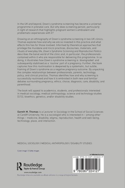 Produktbild: Down's Syndrome Screening and Reproductive Politics