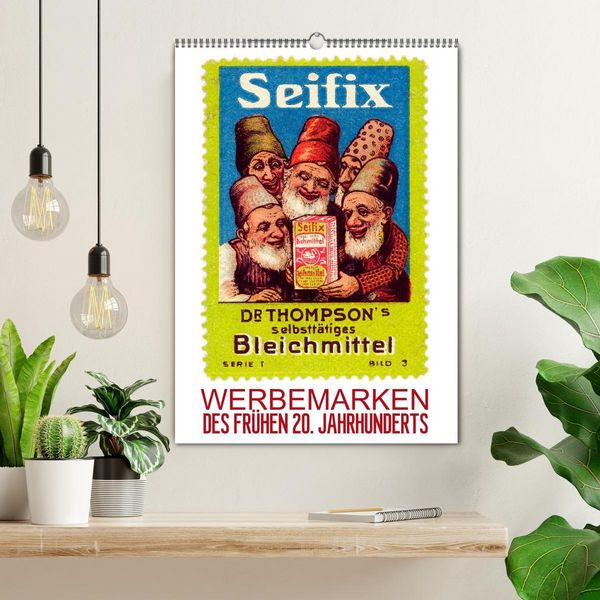 Produktbild: Werbemarken des fr&uuml;hen 20. Jahrhunderts (Wandkalender 2026 DIN A2 hoch), CALVENDO Monatskalender