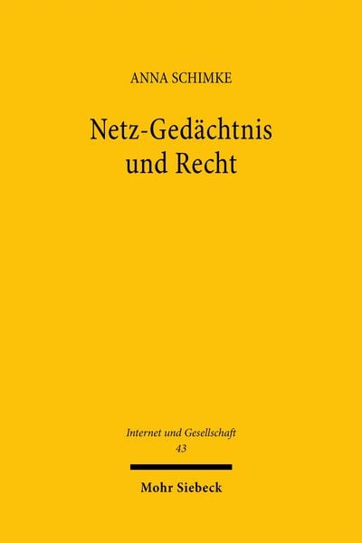 Produktbild: Netz-Ged&auml;chtnis und Recht