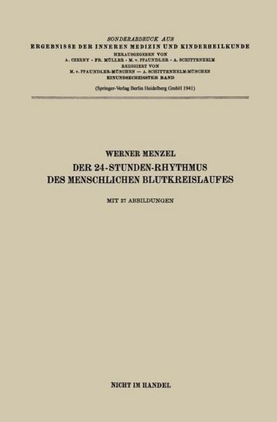Produktbild: Der 24-Stunden-Rhythmus des menschlichen Blutkreislaufes