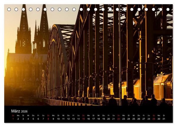 Produktbild: K&ouml;lner - Blickwinkel (Tischkalender 2026 DIN A5 quer), CALVENDO Monatskalender