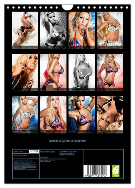Produktbild: Delicious Glamour Kalender (Wandkalender 2026 DIN A4 hoch), CALVENDO Monatskalender