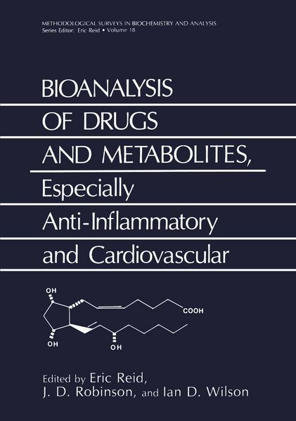 Produktbild: Bioanalysis of Drugs and Metabolites, Especially Anti-Inflammatory and Cardiovascular