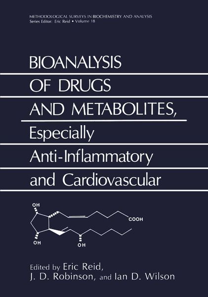 Produktbild: Bioanalysis of Drugs and Metabolites, Especially Anti-Inflammatory and Cardiovascular