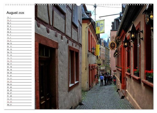 Produktbild: Eine Perle an der Mosel &ndash; Bernkastel-Kues (Wandkalender 2026 DIN A2 quer), CALVENDO Monatskalender