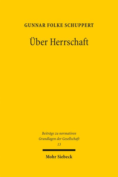 Produktbild: &Uuml;ber Herrschaft