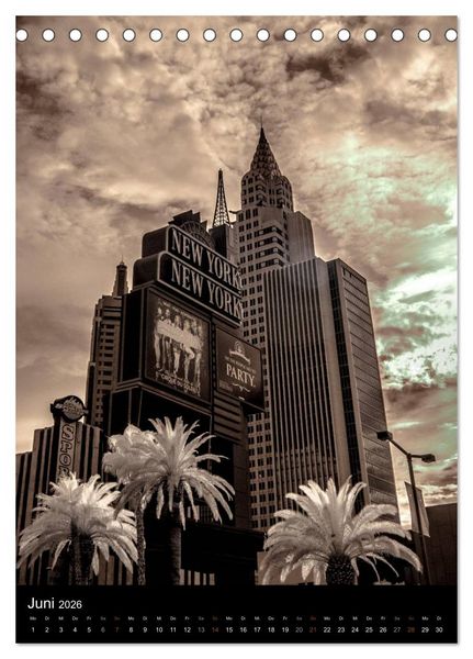 Produktbild: LAS VEGAS (Tischkalender 2026 DIN A5 hoch), CALVENDO Monatskalender