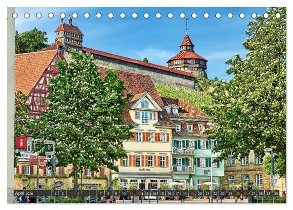 Produktbild: Esslingen am Neckar. Ein- und Ausblicke von Andreas Voigt (Tischkalender 2026 DIN A5 quer), CALVENDO Monatskalender