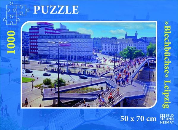 Das Bild und Heimat-XL-Fotopuzzle 'Blechbüchse' Leipzig