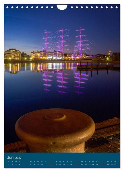 Produktbild: Wilhelmshaven - Impressionen aus der Hafenstadt (Wandkalender 2027 DIN A4 hoch), CALVENDO Monatskalender