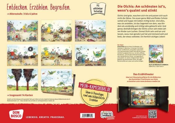 Produktbild: Die Olchis aus Schmuddelfing. Kamishibai Bildkartenset