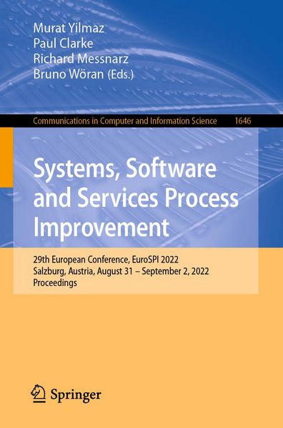 Produktbild: Systems, Software and Services Process Improvement