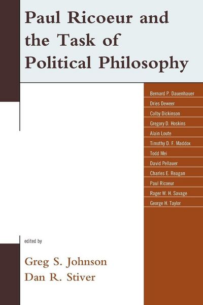 Produktbild: Paul Ricoeur and the Task of Political Philosophy