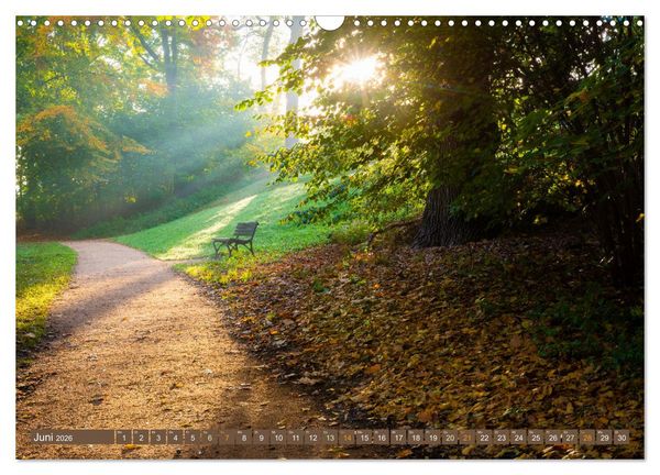 Produktbild: Herbst im Dieskauer Park (Wandkalender 2026 DIN A3 quer), CALVENDO Monatskalender