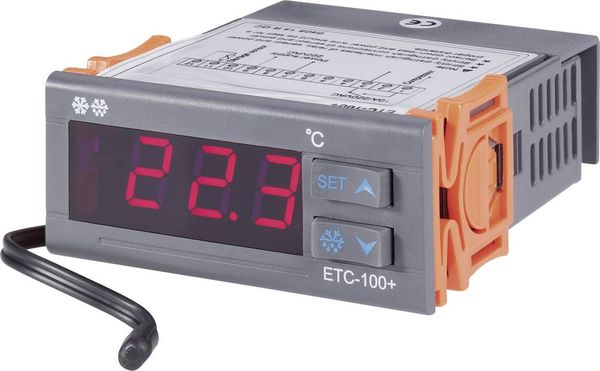 VOLTCRAFT ETC-100+ Temperaturregler NTC10K -40 bis +120 °C Relais 10 A (L x B x H) 88 x 75 x 34.5 mm