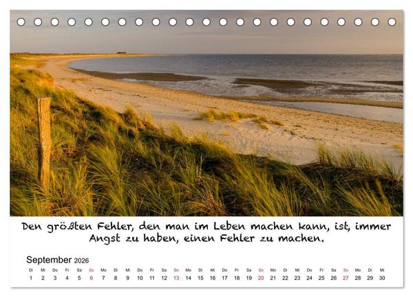 Produktbild: Meditation Wasser (Tischkalender 2026 DIN A5 quer), CALVENDO Monatskalender