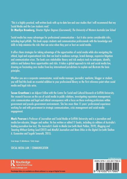 Produktbild: Social Media Risk and the Law