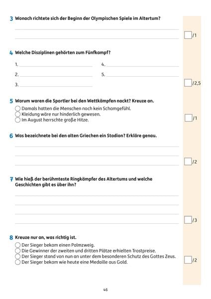 Produktbild: &Uuml;bungsheft mit Lesetests in Deutsch 4. Klasse