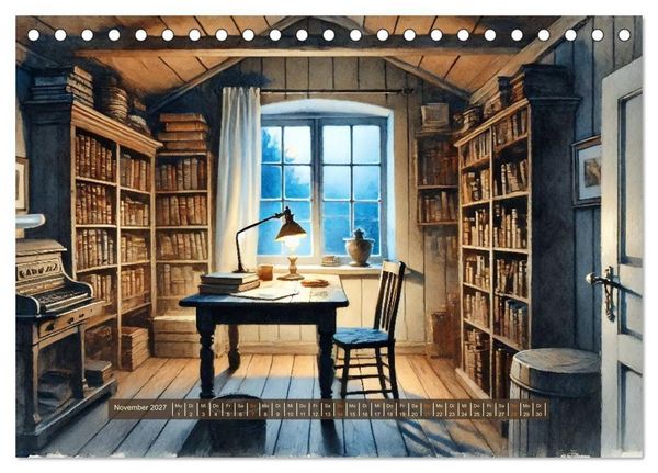 Produktbild: Im kleinen Cottage (Tischkalender 2027 DIN A5 quer), CALVENDO Monatskalender