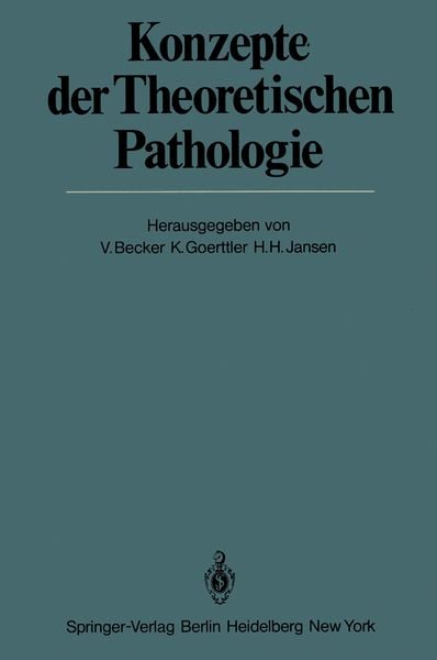 Produktbild: Konzepte der Theoretischen Pathologie