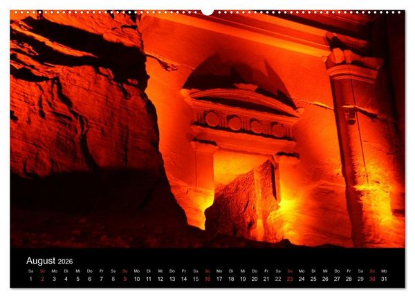 Produktbild: Faszinierendes Jordanien (Wandkalender 2026 DIN A2 quer), CALVENDO Monatskalender