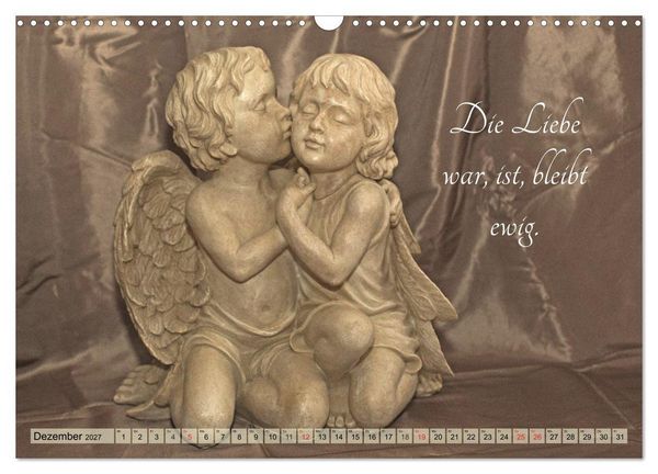 Produktbild: Engel - Die Worte der Liebe (Wandkalender 2027 DIN A3 quer), CALVENDO Monatskalender