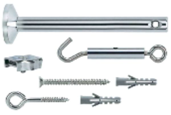 Produktbild: Paulmann 17834 Niedervolt-Seilsystem-Komponente Spann-Montageset Chrom