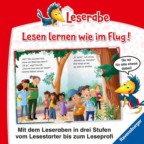 Produktbild: Leserabe 1. Lesestufe - Rettung für den Klassen-Wald