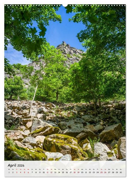 Produktbild: Das Bodetal - Der Grand Canyon des Ostens (hochwertiger Premium Wandkalender 2026 DIN A2 hoch), Kunstdruck in Hochglanz
