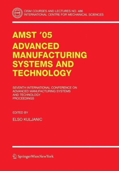 Produktbild: AMST'05 Advanced Manufacturing Systems and Technology