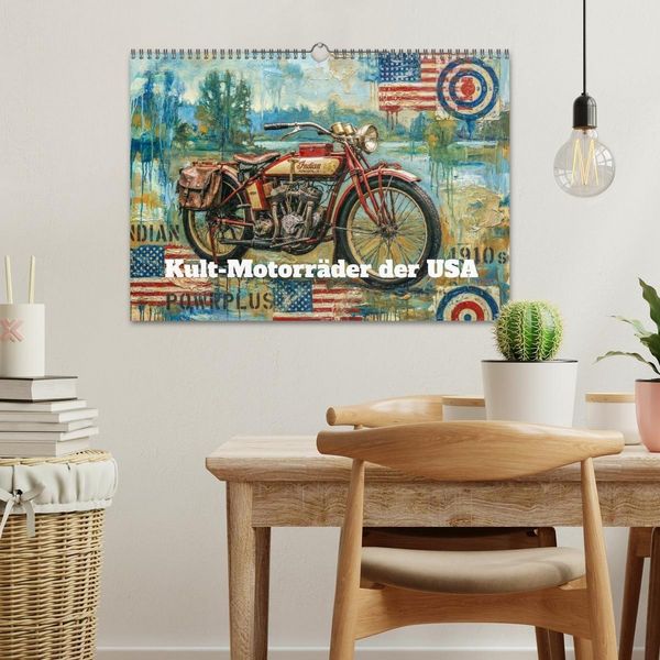 Produktbild: Kult-Motorr&auml;der der USA (Wandkalender 2027 DIN A3 quer), CALVENDO Monatskalender