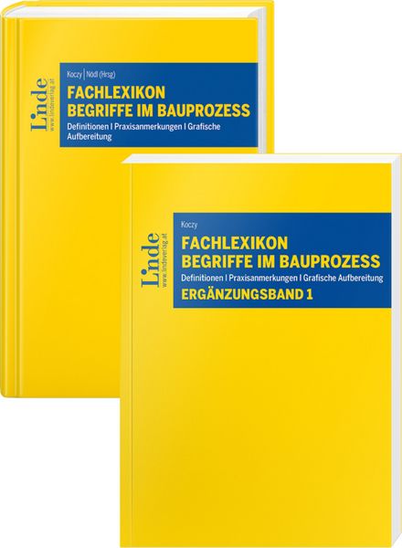 Produktbild: Fachlexikon Begriffe im Bauprozess inkl. Erg&auml;nzungsband 1