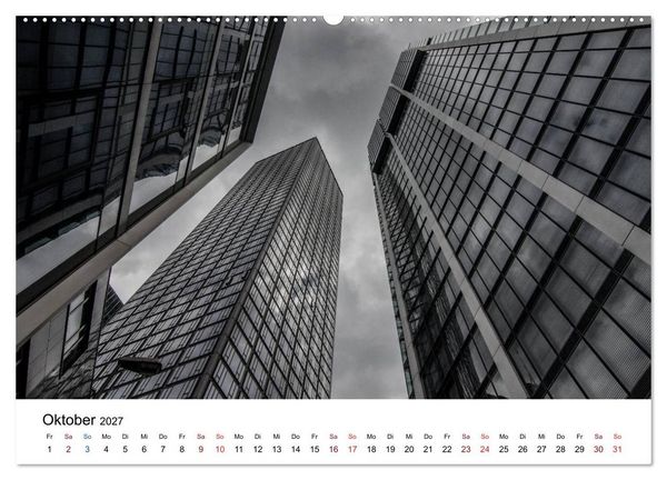 Produktbild: Frankfurt am Main bei Tag und Nacht (hochwertiger Premium Wandkalender 2027 DIN A2 quer), Kunstdruck in Hochglanz