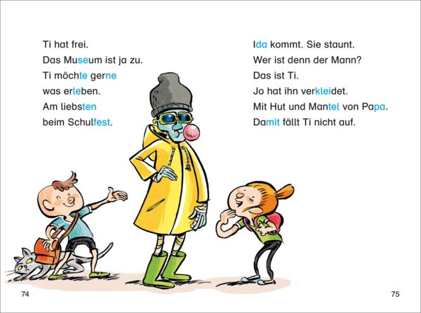 Produktbild: Duden Leseprofi &ndash; Silbe-f&uuml;r-Silbe: Mein Mitsch&uuml;ler, die Mumie, 1. Klasse (Doppelband)