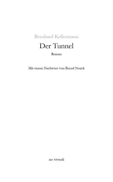 Produktbild: Der Tunnel
