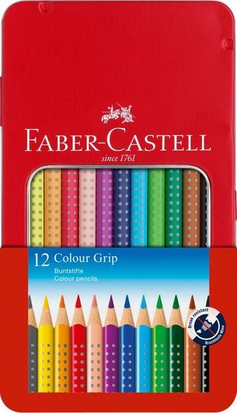 Produktbild: Faber-Castell Buntstifte Colour Grip, 12er Set