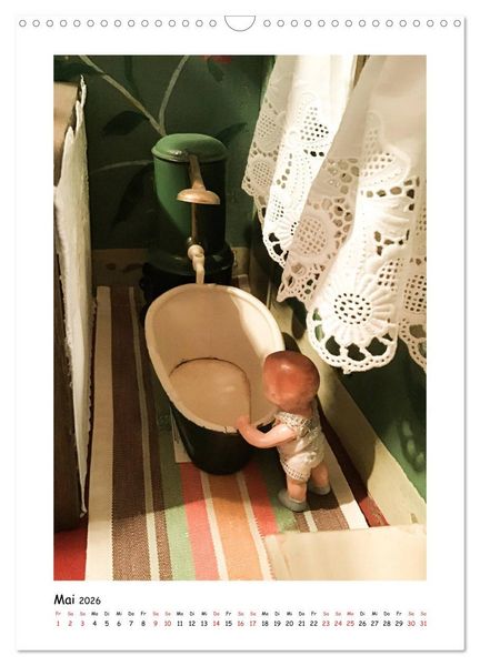 Produktbild: Alte Puppenzimmer (Wandkalender 2026 DIN A3 hoch), CALVENDO Monatskalender