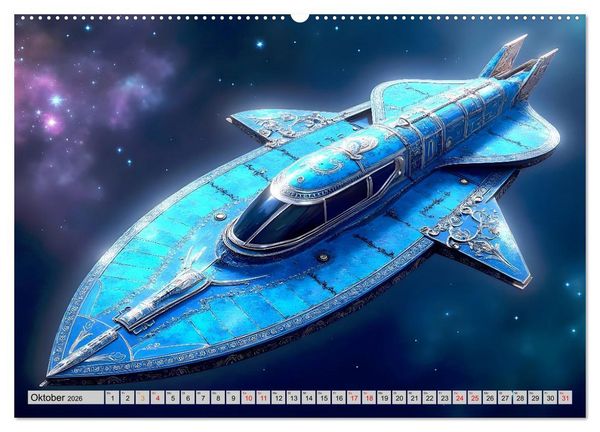 Produktbild: Kosmische Extravaganz (Wandkalender 2026 DIN A2 quer), CALVENDO Monatskalender