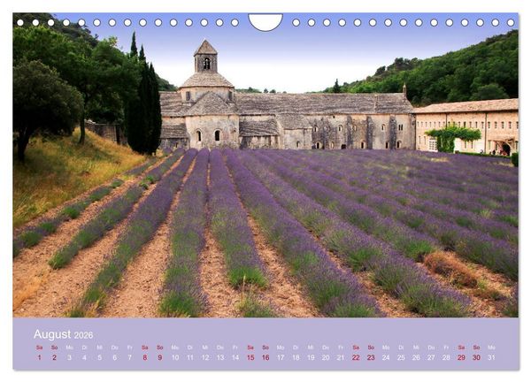 Produktbild: Die Farben der Provence... und der Duft des Lavendels... (Wandkalender 2026 DIN A4 quer), CALVENDO Monatskalender