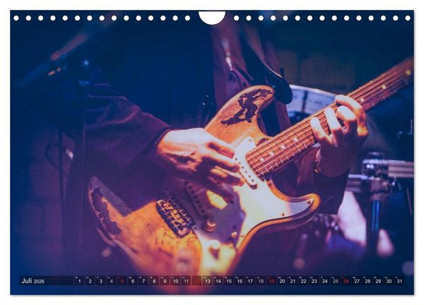 Produktbild: Gitarren - Live (Wandkalender 2026 DIN A4 quer), CALVENDO Monatskalender