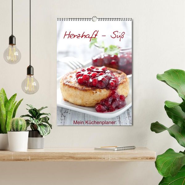 Produktbild: Herzhaft - S&uuml;&szlig; / Mein K&uuml;chenplaner (Wandkalender 2027 DIN A3 hoch), CALVENDO Monatskalender
